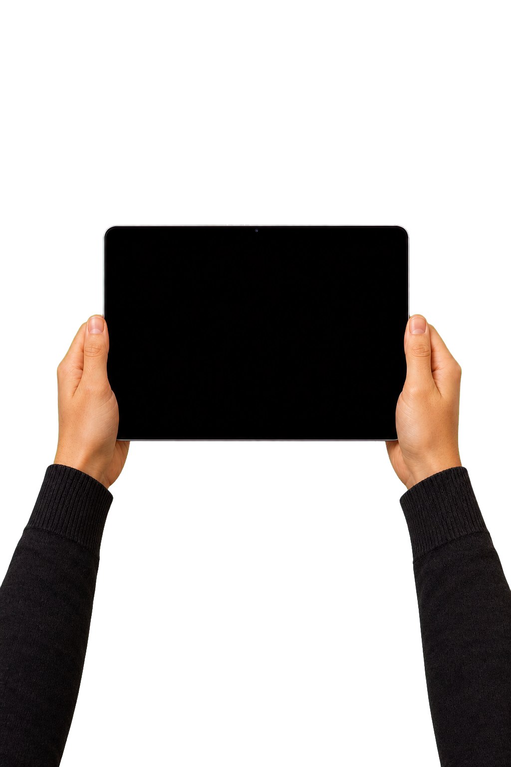 A tablet with a keyboard